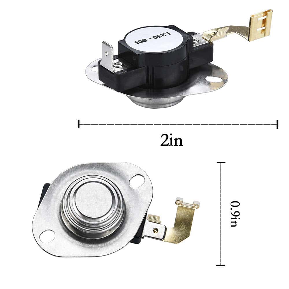 Kit de Elemento Calefactor para Secadora 279838 W10724237 - Imagen 8