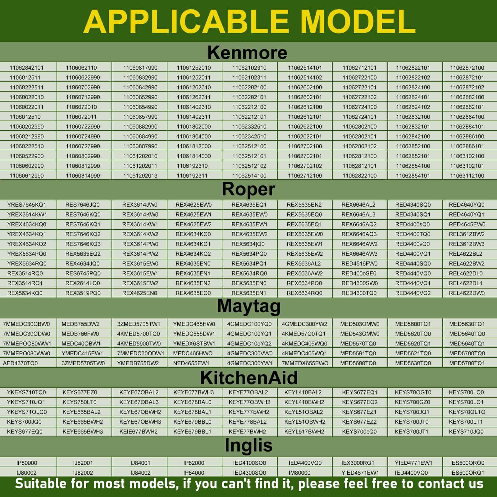 Kit de Elemento Calefactor para Secadora 279838 W10724237 - Imagen 7