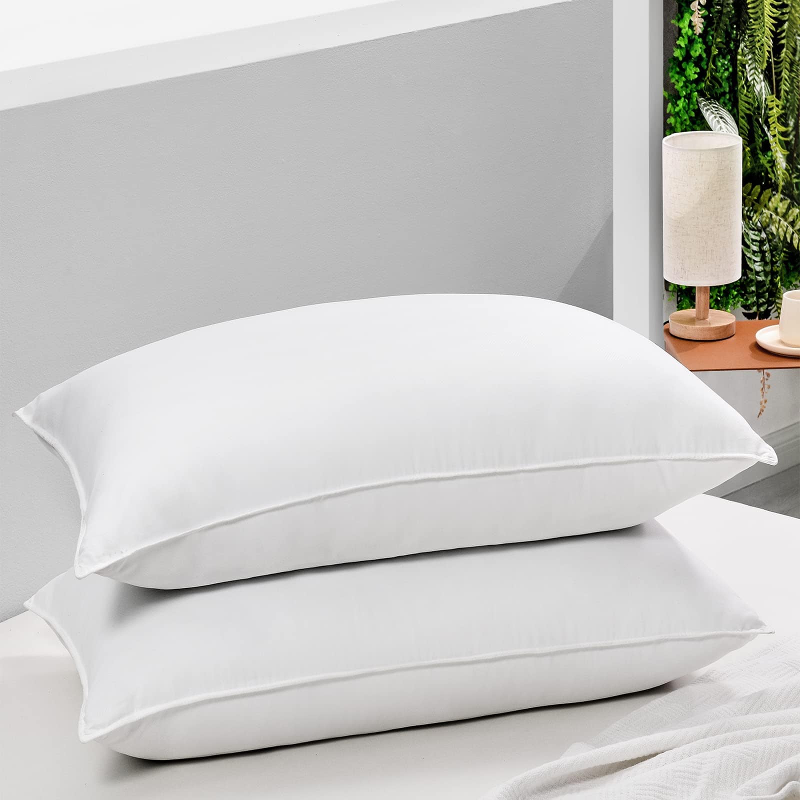 Almohadas para Cama Tamaño Estándar HARBOREST Set de 2 -