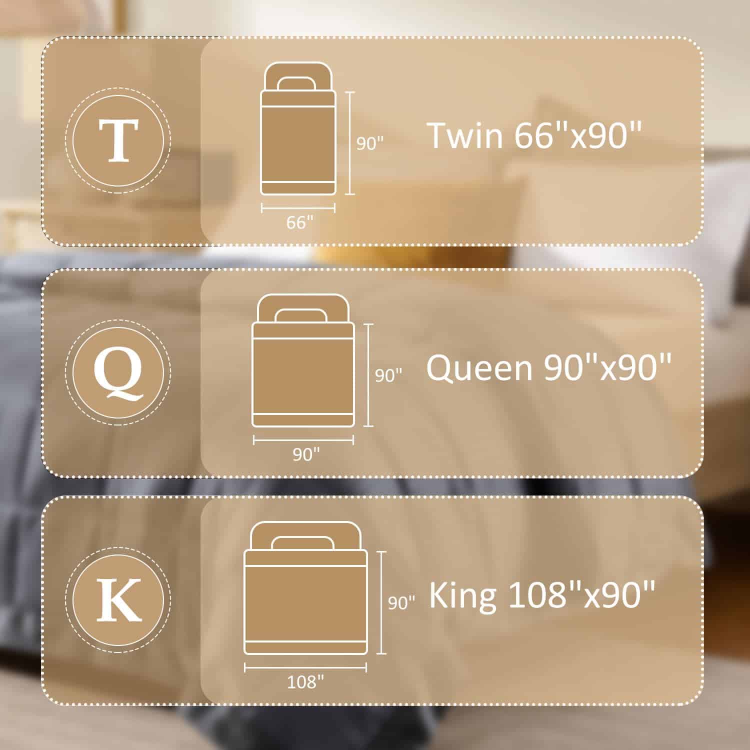 Manta Tamaño King downluxe con Ribete de Satén, Manta - Imagen 7