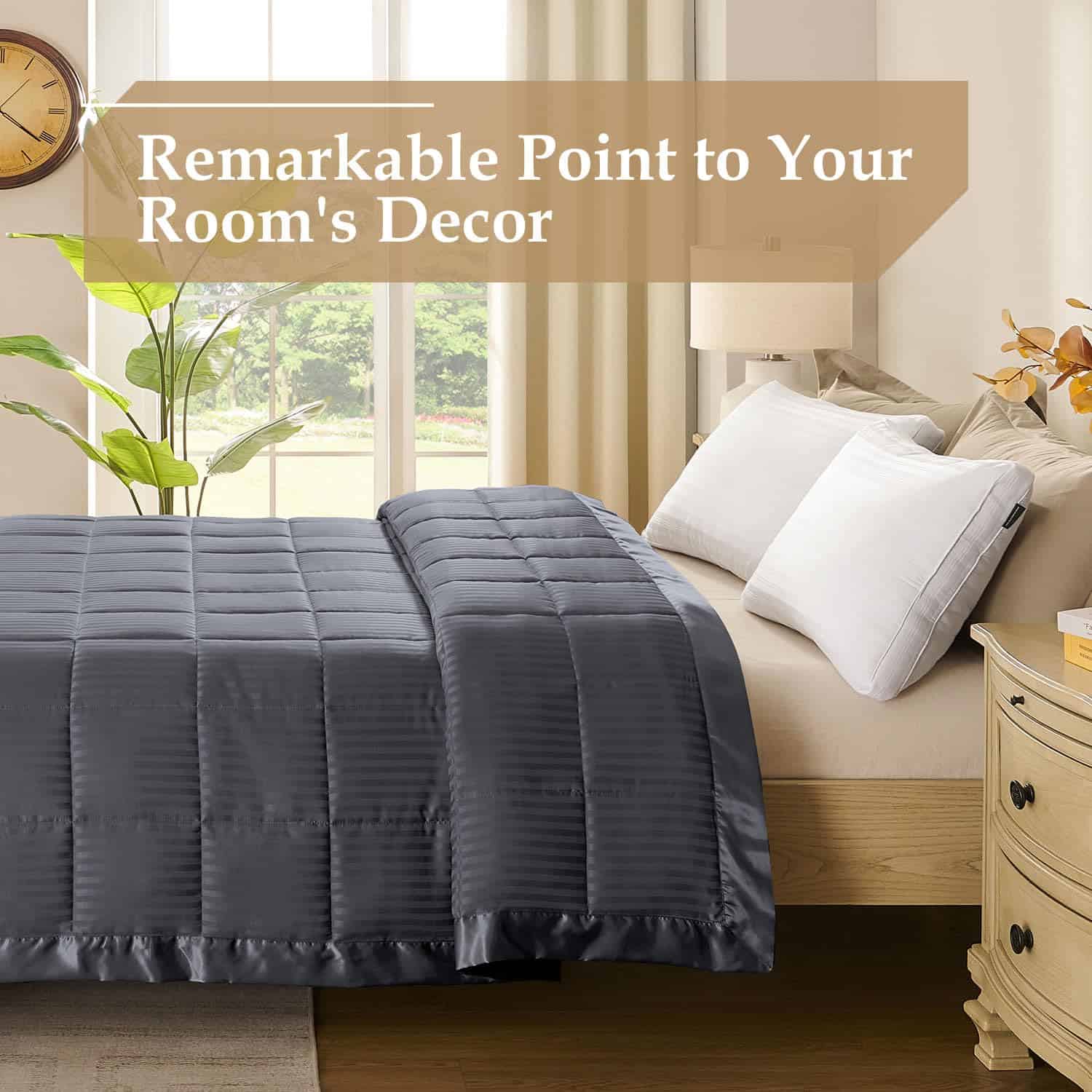 Manta Tamaño King downluxe con Ribete de Satén, Manta - Imagen 4