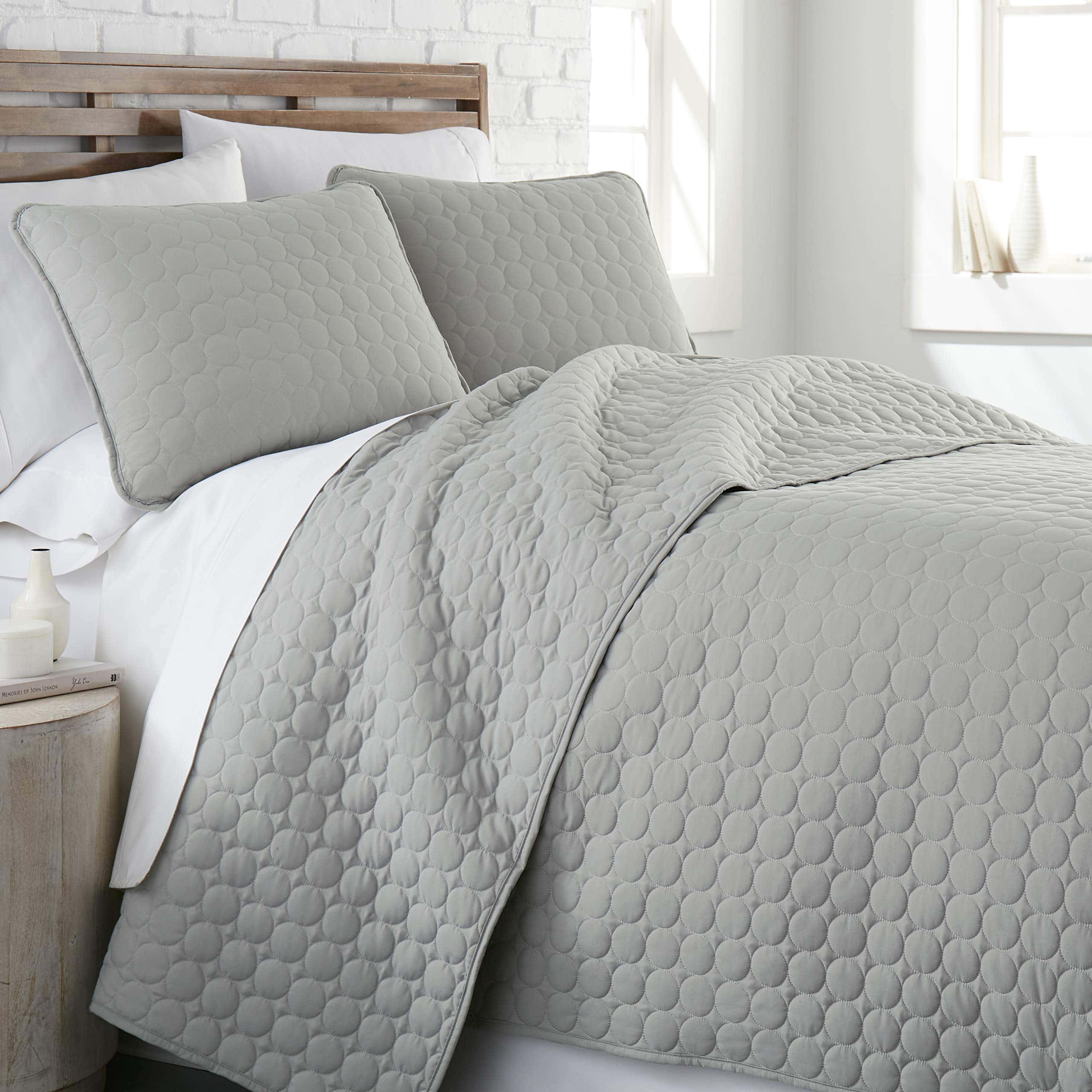 Set de Colchas para Cama Twin Gris de Southshore Fine