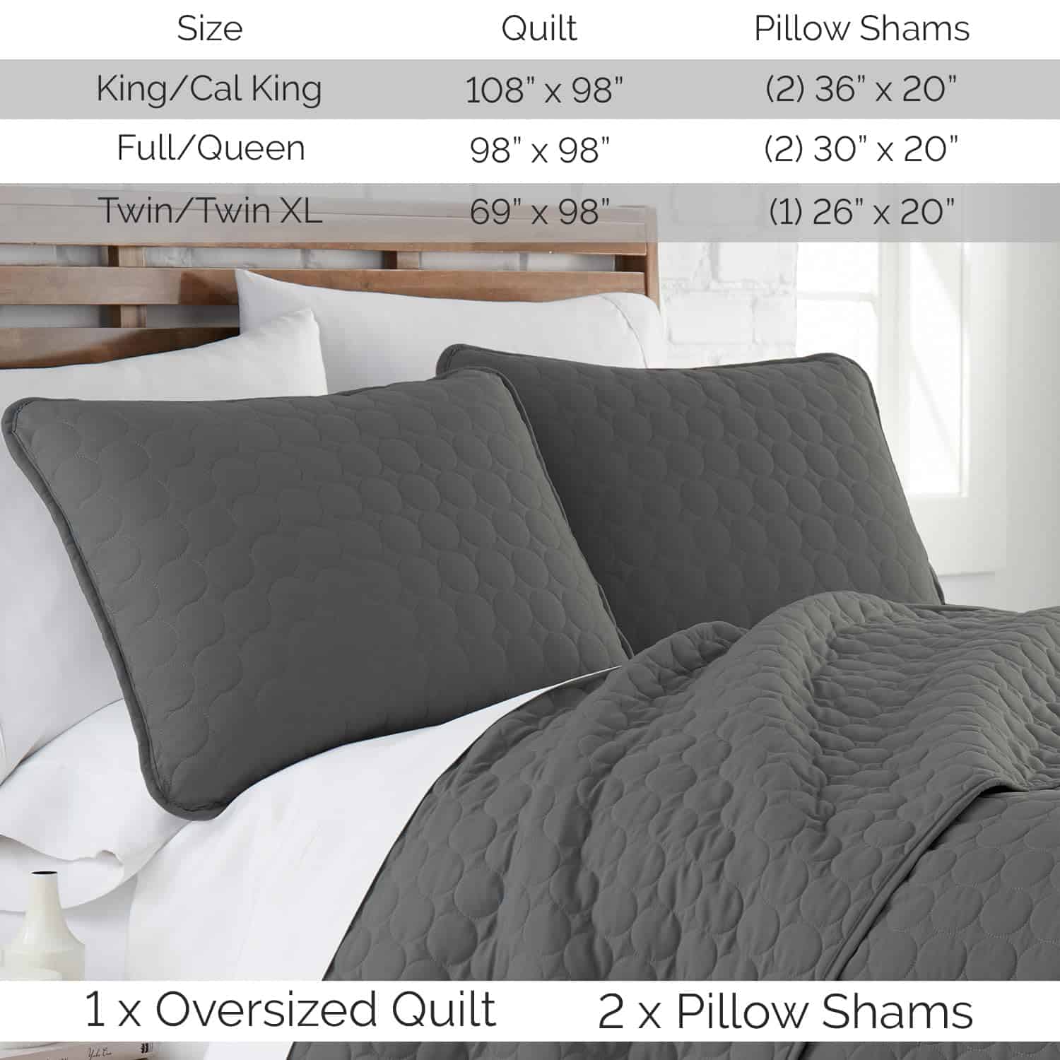 Juego de Colcha Extragrande Southshore Fine Living, Inc., - Imagen 7