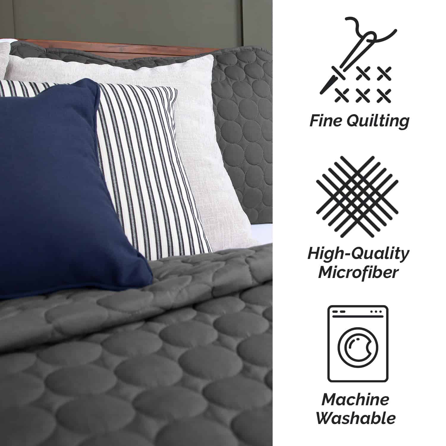 Juego de Colcha Extragrande Southshore Fine Living, Inc., - Imagen 6