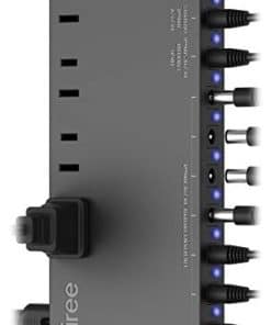 Hiree Pedalera de Pedal de Guitarra Adaptador de Fuente de