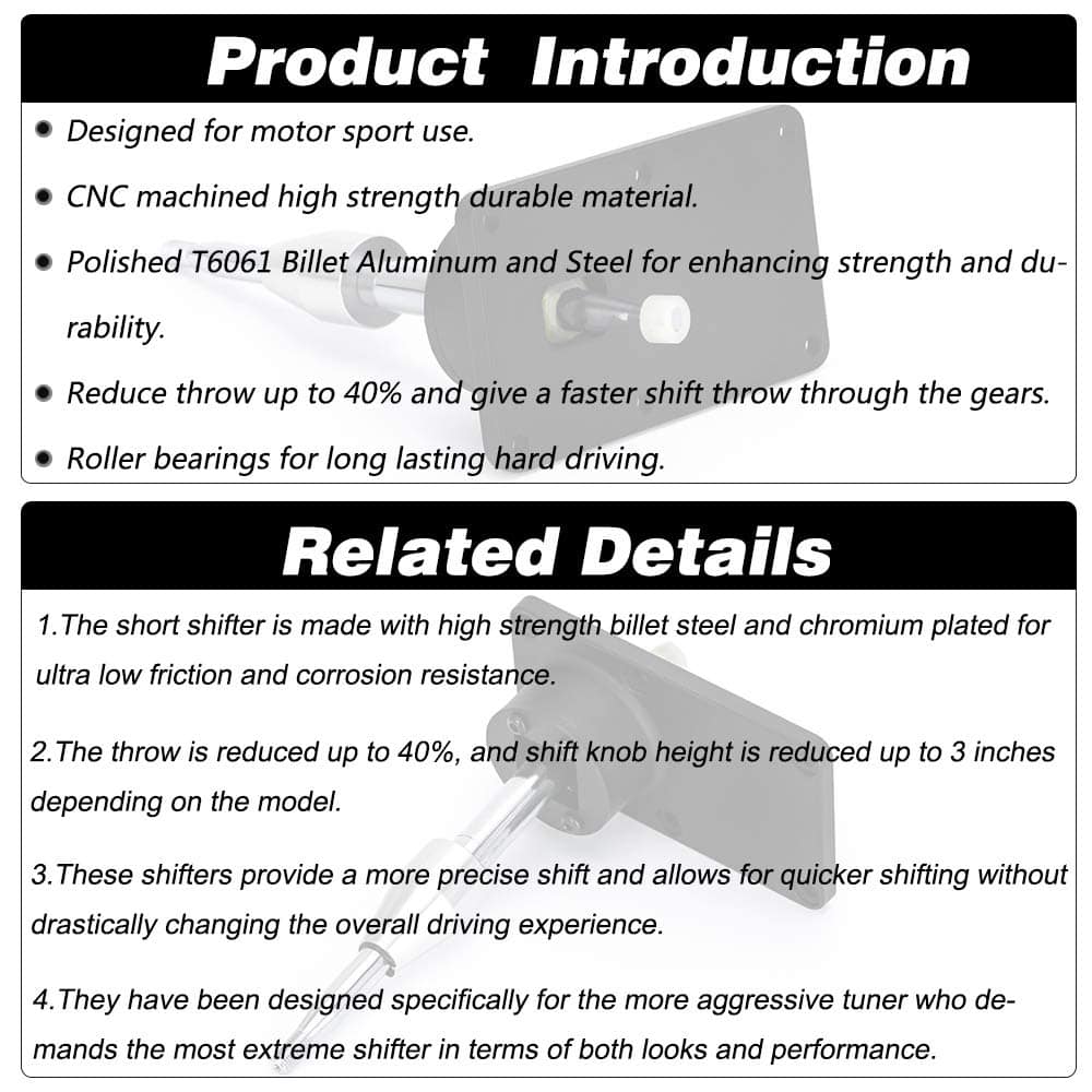 Kit de cambio corto de marchas PTNHZ RACING compatible con - Imagen 5