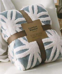 Manta de Sherpa LOMAO Manta de Felpa Suave Manta de Tiro de