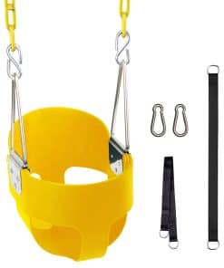 Columpio para niños KINSPORY, 59" -Amarillo