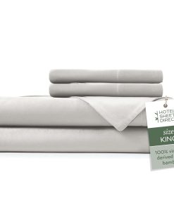 Juego de Sábanas 4 Piezas Hotel Sheets Direct Tamaño King,
