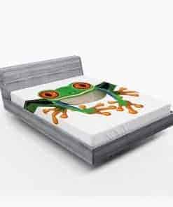 Sábana Ajustada Lunarable Animal, Ilustración de Gran Rana