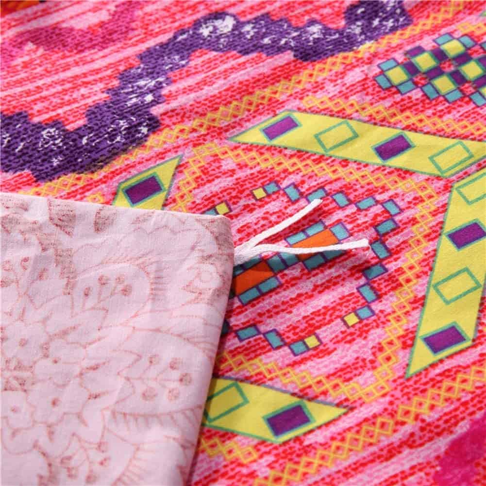Juego de Funda nórdica Boho King, Microfibra 3 Piezas Juego - Imagen 5