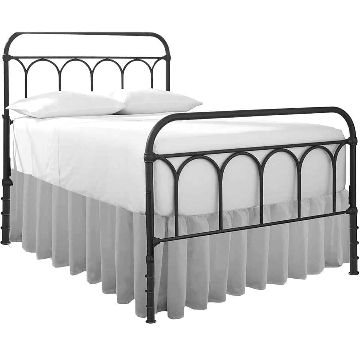 Faldón de Cama con Esquinas Divididas - Faldón Completo -