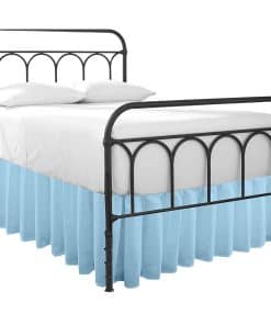 Faldón de cama con esquinas divididas - Faldón de polvo de