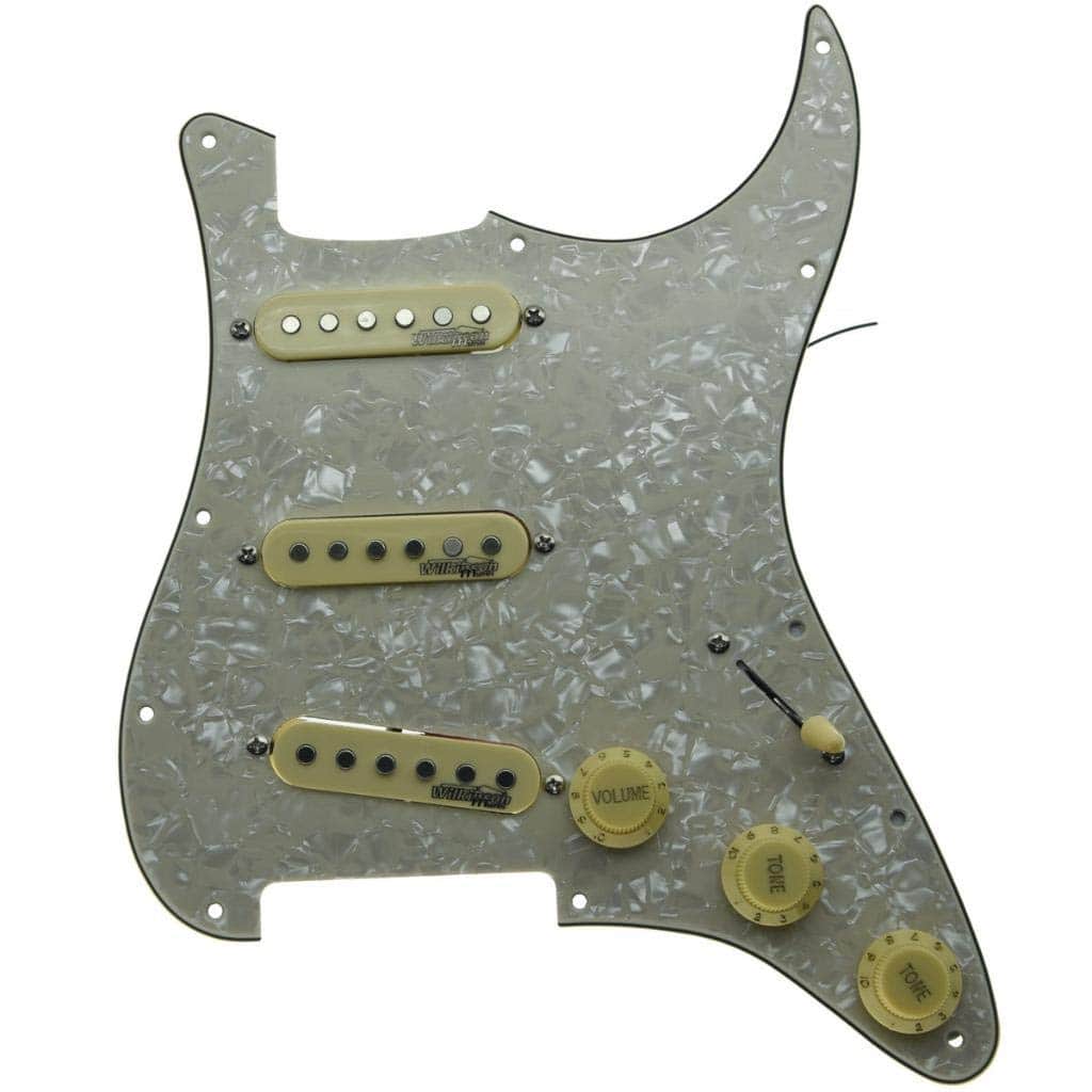Pickguard cargado KAISH Aged Pearl para guitarra eléctrica - Imagen 3