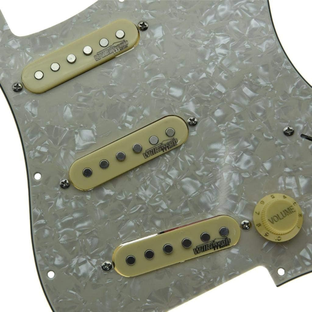Pickguard cargado KAISH Aged Pearl para guitarra eléctrica - Imagen 5