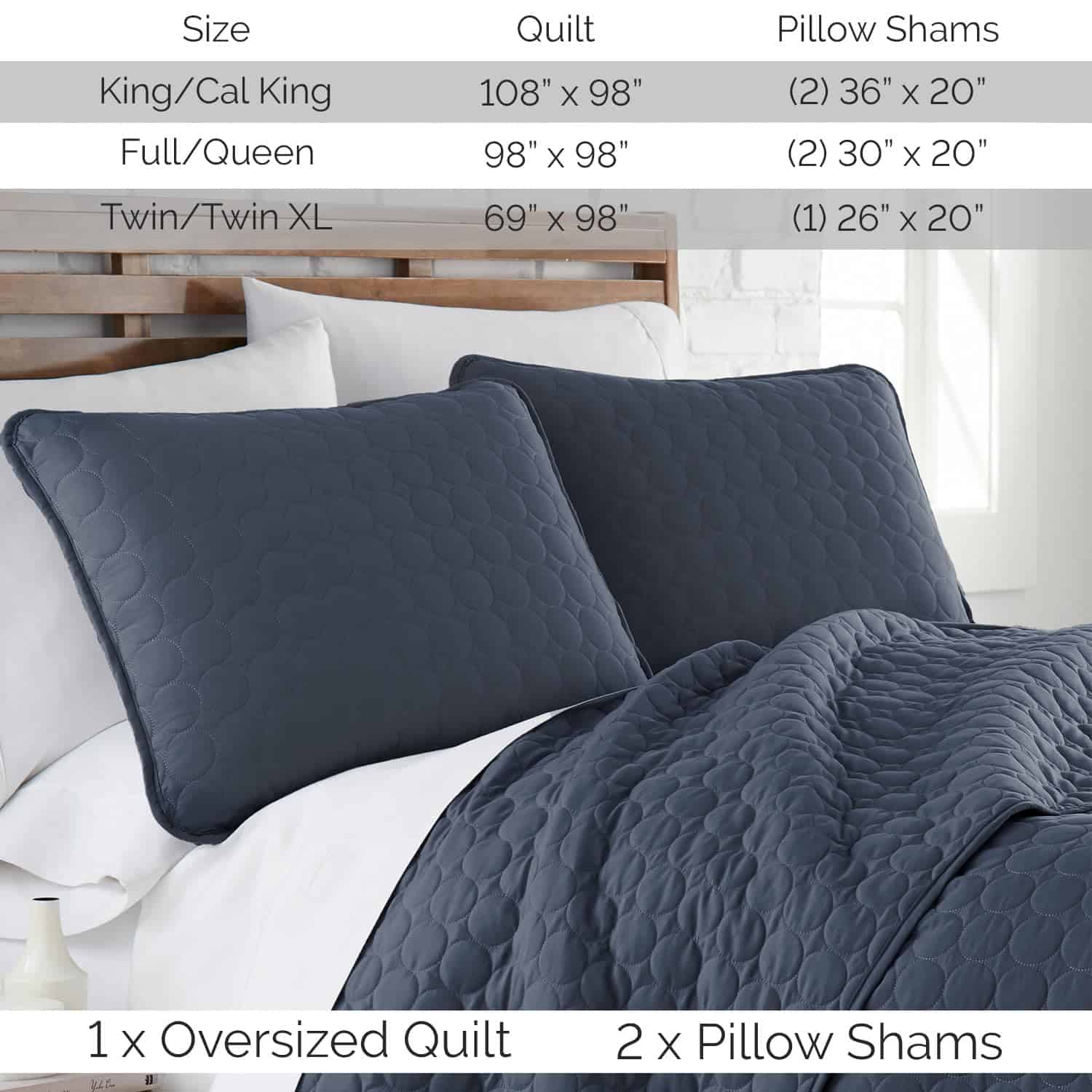 Juego de Edredón de Cama Extragrande Southshore Fine - Imagen 7