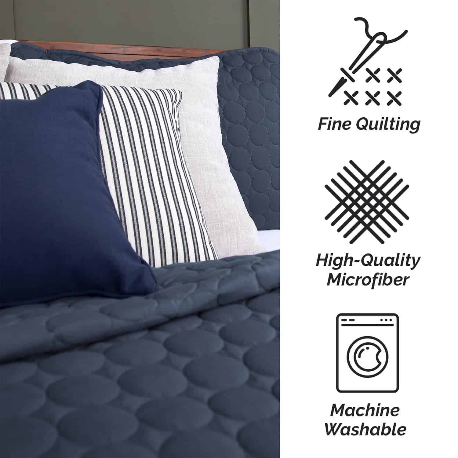 Juego de Edredón de Cama Extragrande Southshore Fine - Imagen 6