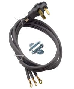 Cable de corriente eléctrica para secadora -Negro