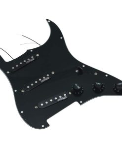 Pickguard Cargado de Guitarra Eléctrica KAISH Negro 3Ply