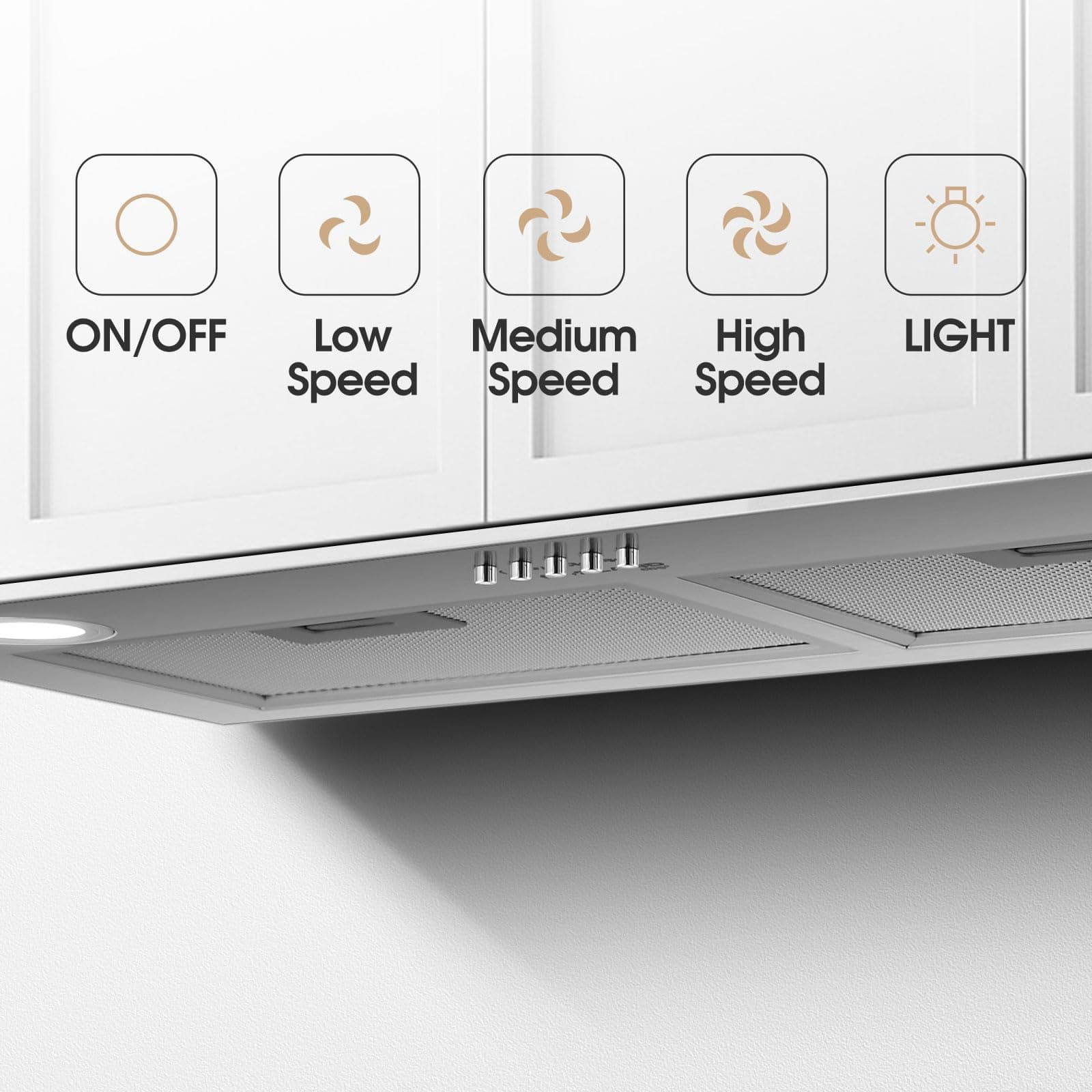 Campana Extractora Integrada de 30", GASLAND Chef BI30SP - Imagen 4