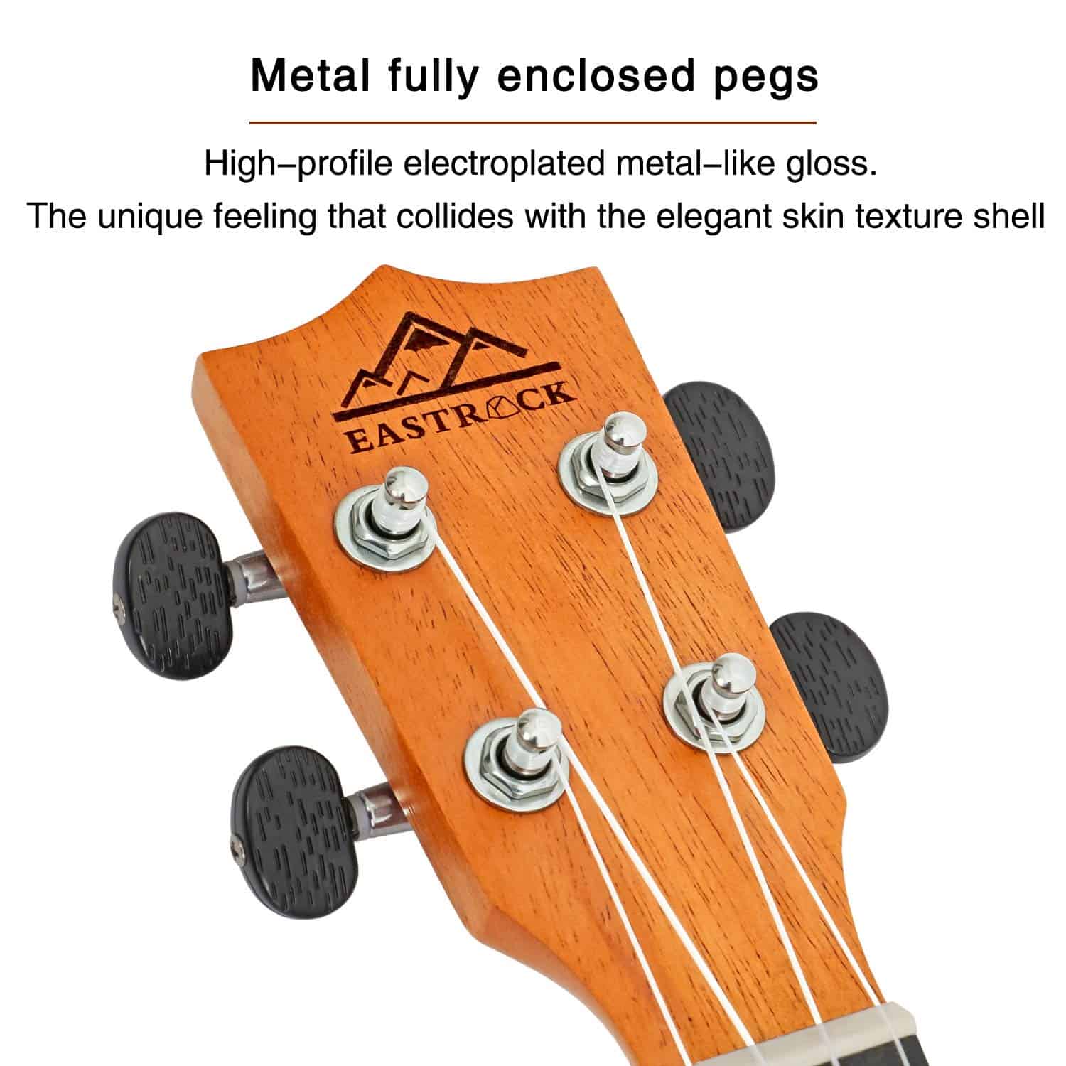 Ukelele Soprano Eastrock de Caoba para Principiantes de 21 - Imagen 7