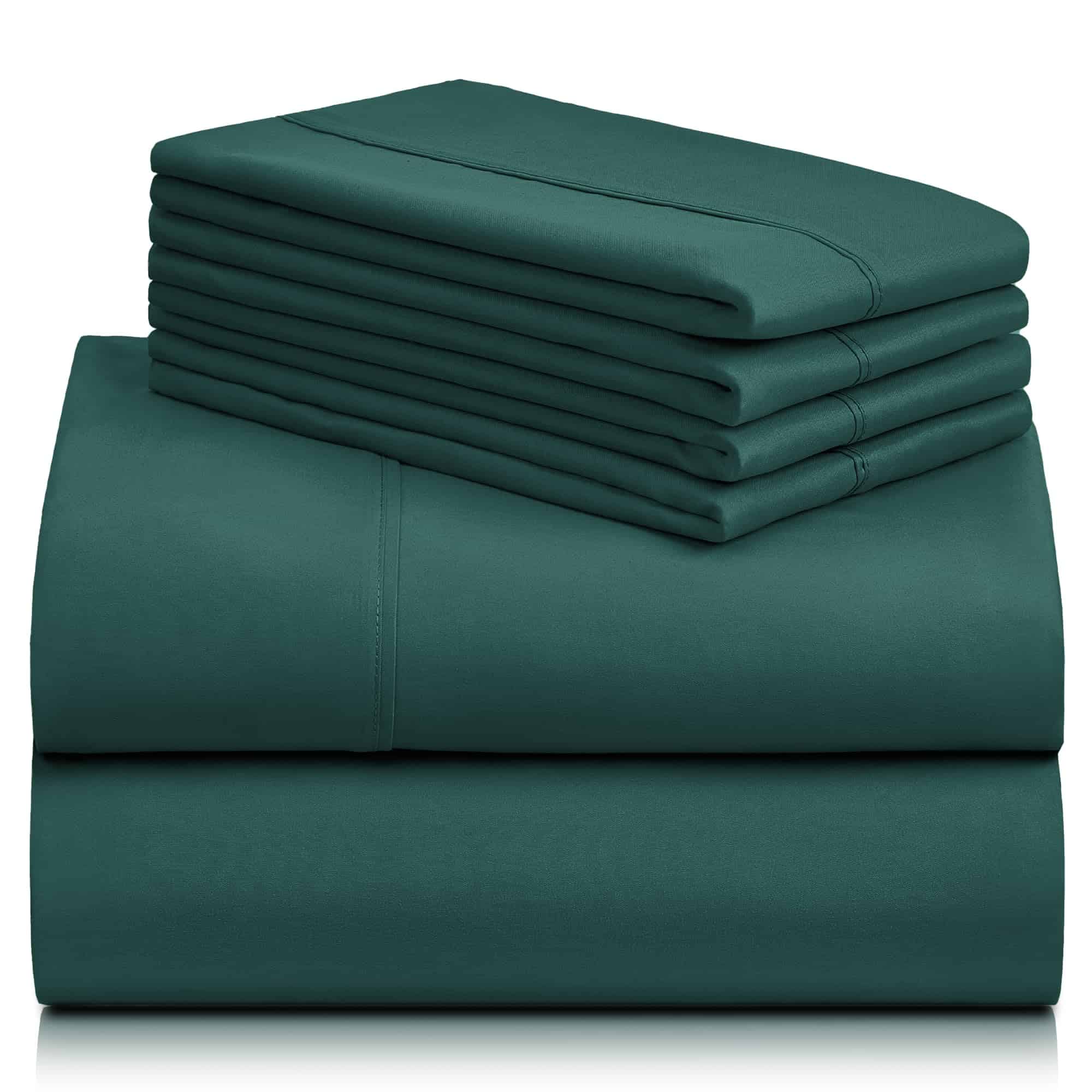 Juego de sábanas LuxClub 6 PC California King, Sábanas de - Imagen 9