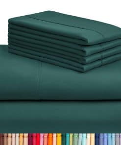 Juego de sábanas LuxClub 6 PC California King, Sábanas de