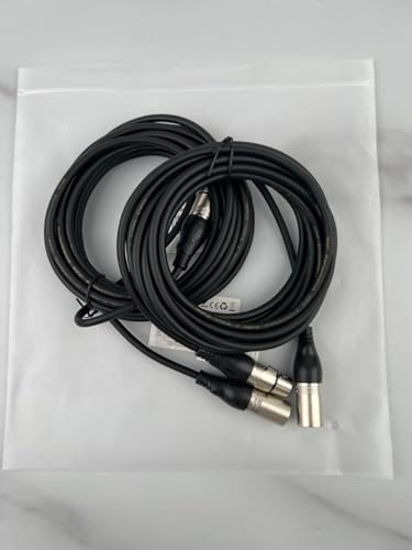 Cable XLR de 50 pies 2 Paquetes - Cable de Micrófono - Imagen 10