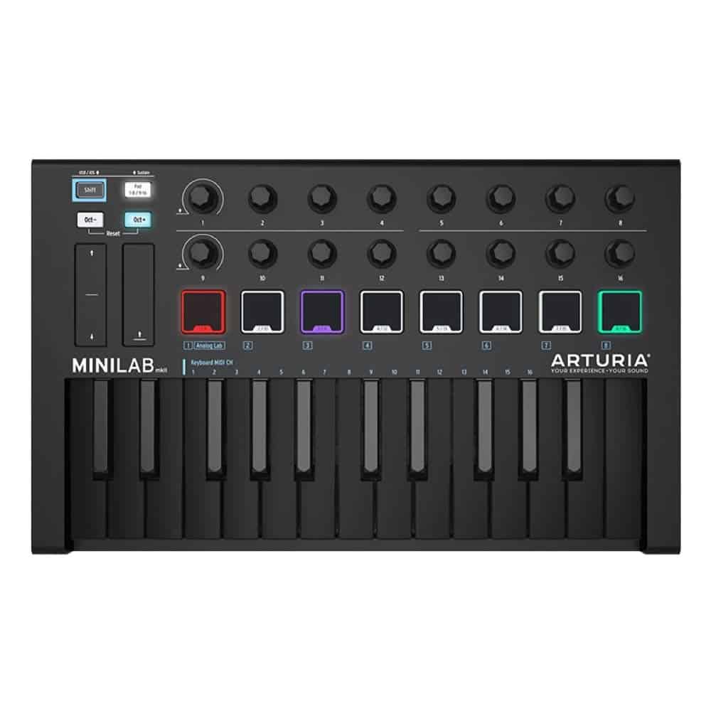 Arturia / MiniLab MKII Edición Profunda Negro Teclado MIDI