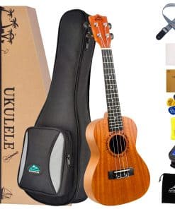 Ukulele de concierto de caoba EASTROCK para principiantes