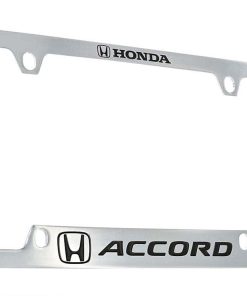 Portaplacas de metal con el logotipo de Honda Accord (4