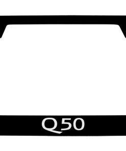 Portaplacas de metal de zinc con recubrimiento en polvo