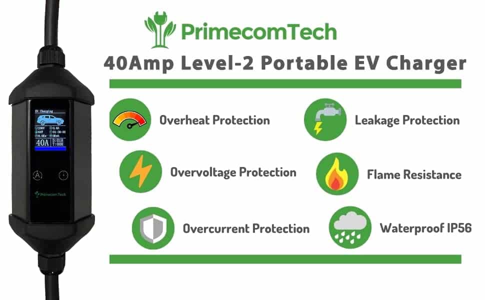 Cargador para Vehículo Eléctrico (EV) Primecom Level 2 de - Imagen 6
