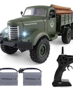 JJRC Carros Rc Camiones Militares Todo Terreno, 1:16 Escala