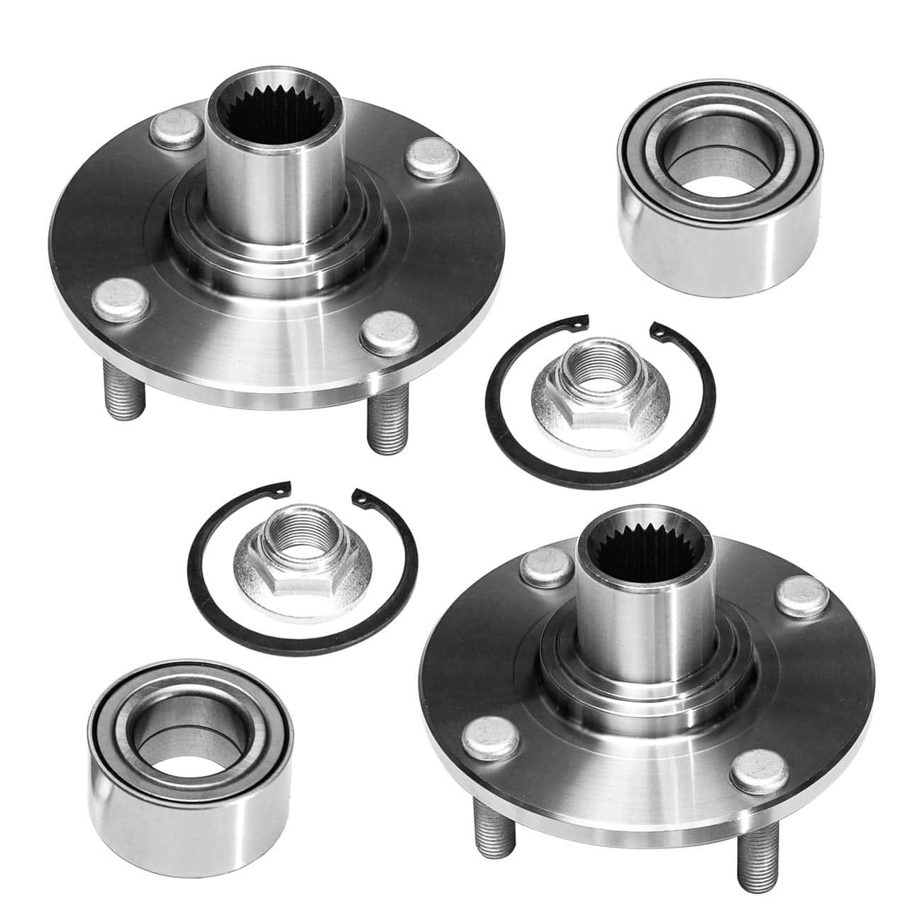 TUCAREST 518510 x2 Cojinete y Buje delantero compatibles