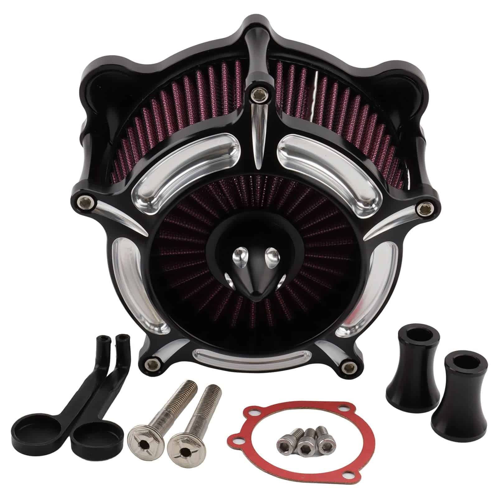 Kit de filtro de admisión de aire para motocicleta Harley