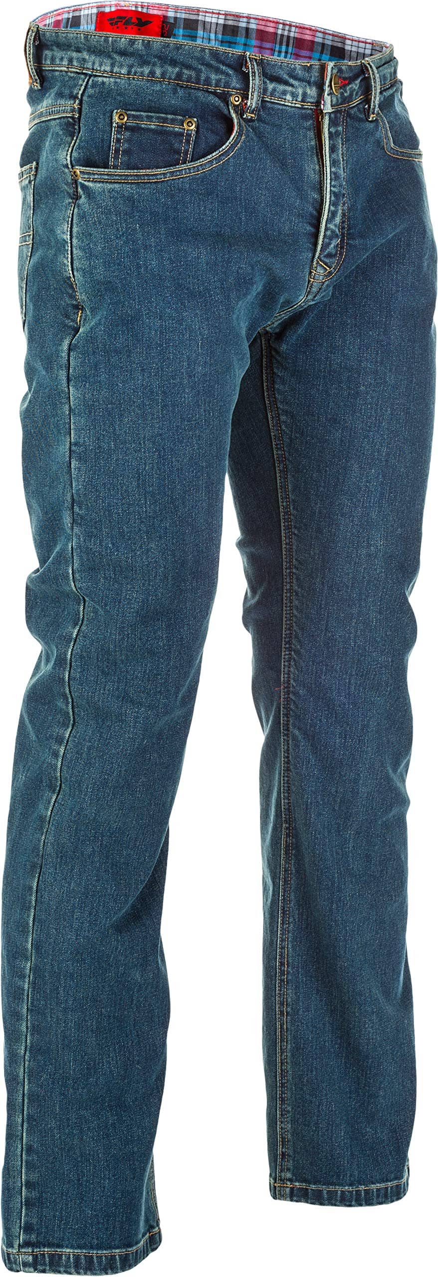 Pantalones de resistencia Fly Racing Street (36) (Azul