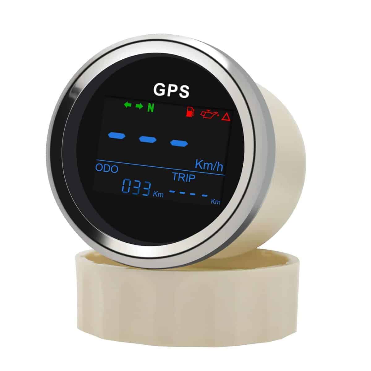 Velocímetro GPS Geloo de 52mm 2 Ajustable para Motocicleta