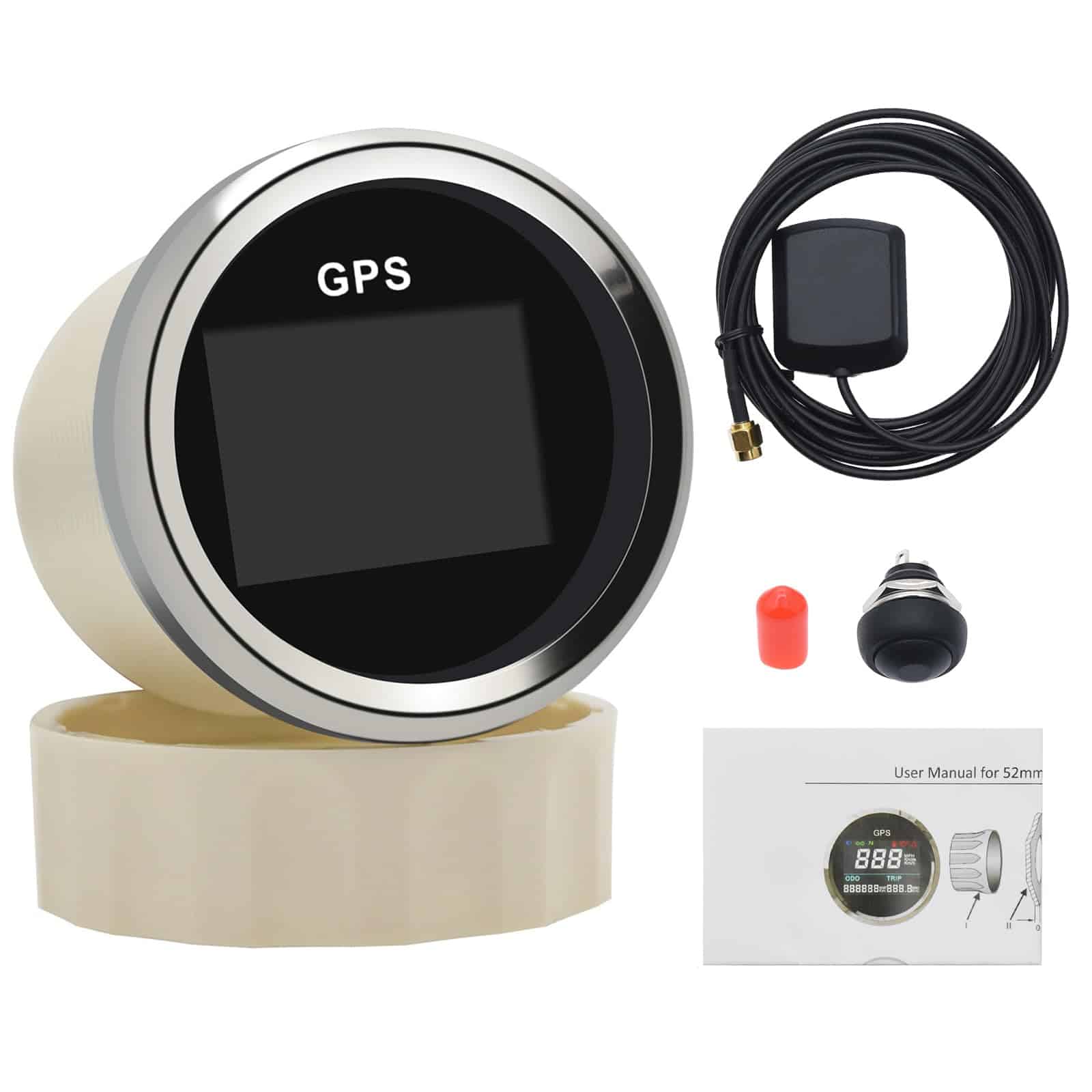 Velocímetro GPS Geloo de 52mm 2 Ajustable para Motocicleta - Imagen 9