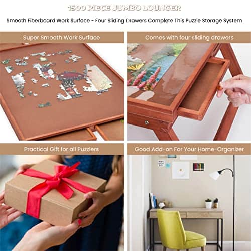 Bits and Pieces - Tablero de Rompecabezas Jumbo Lounger con - Imagen 7