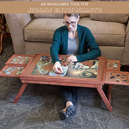 Bits and Pieces - Tablero de Rompecabezas Jumbo Lounger con - Imagen 8