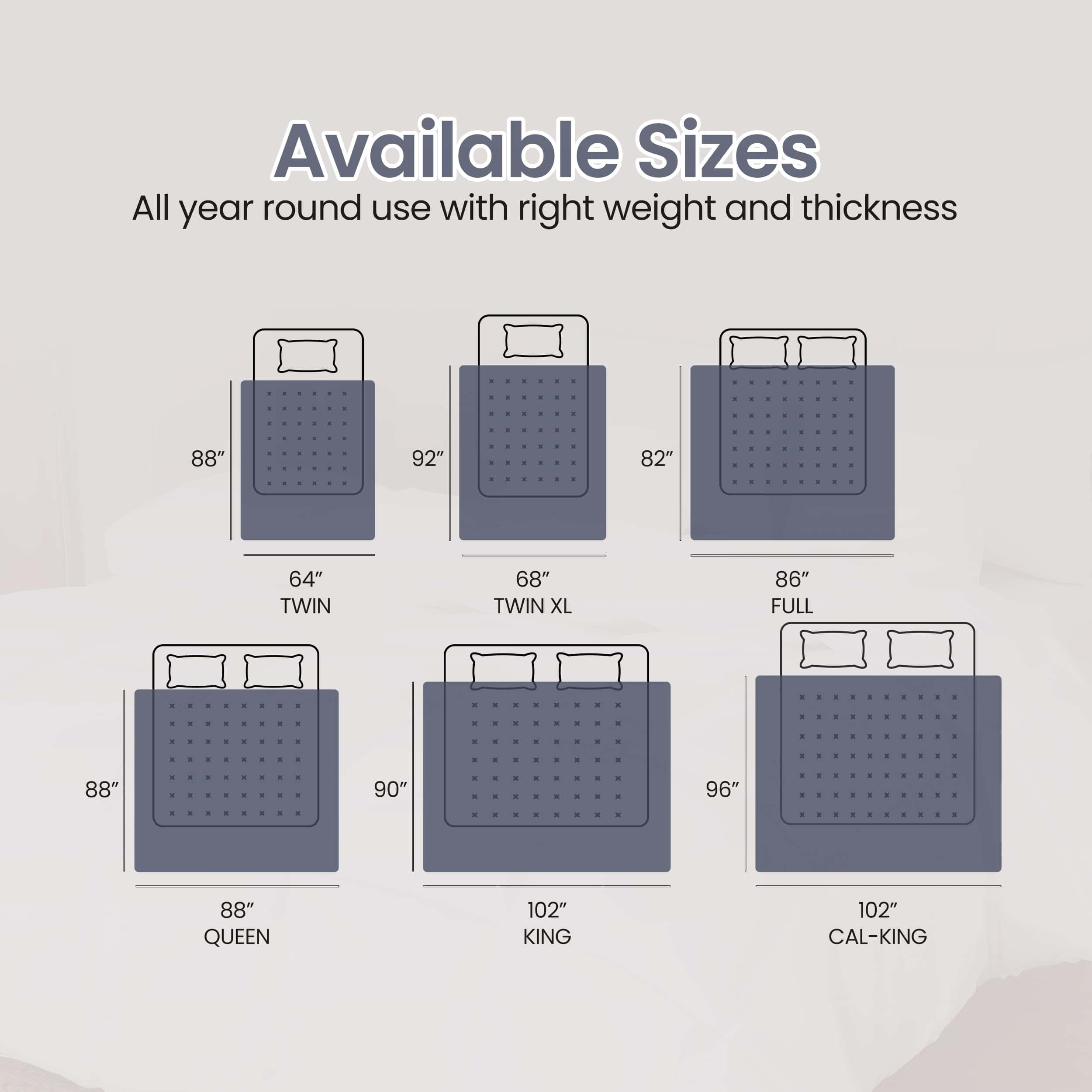 Edredón Utopia Bedding, Inserto de Edredón Acolchado con - Imagen 9