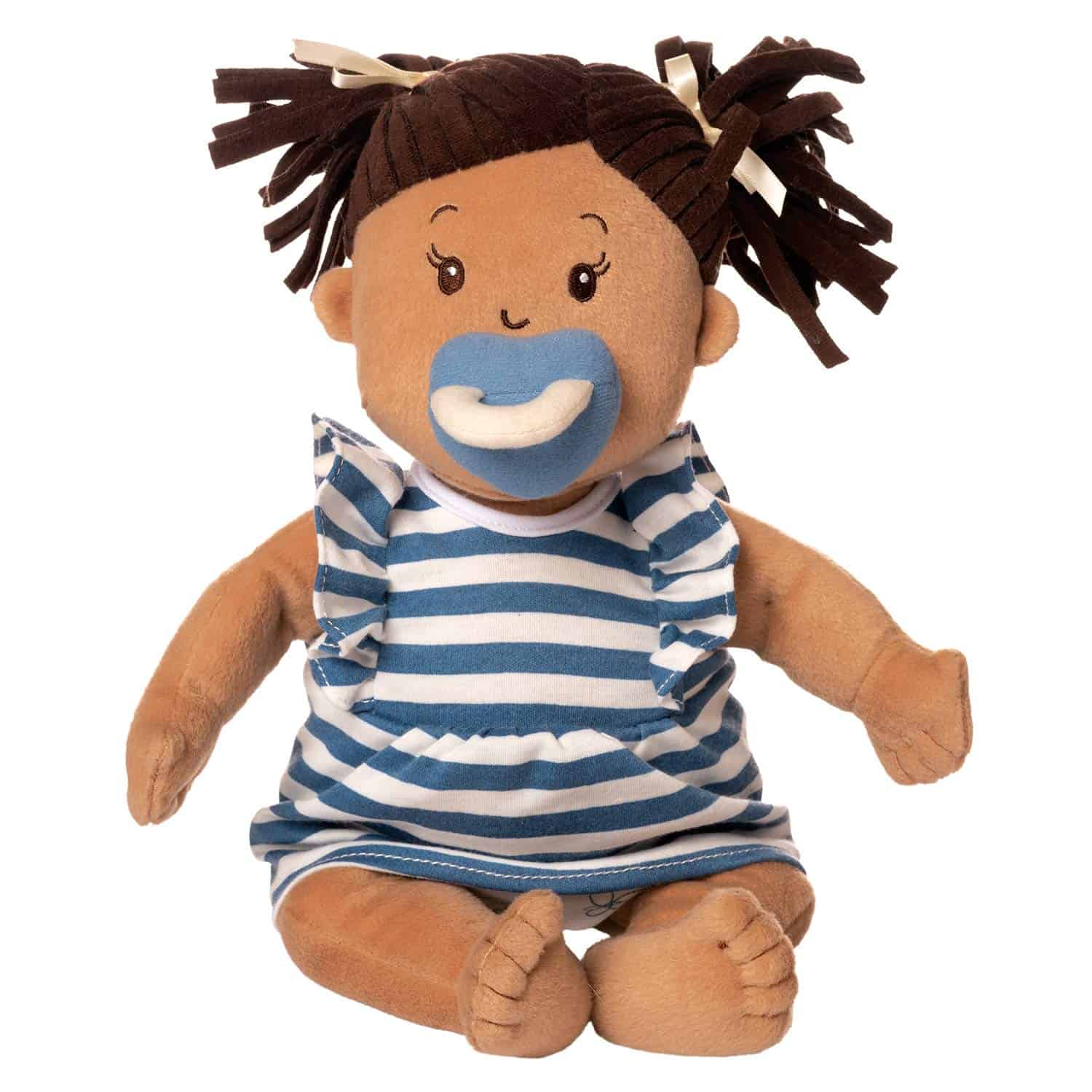 Muñeca Baby Stella Beige con Cabello Marrón 15" - Imagen 5
