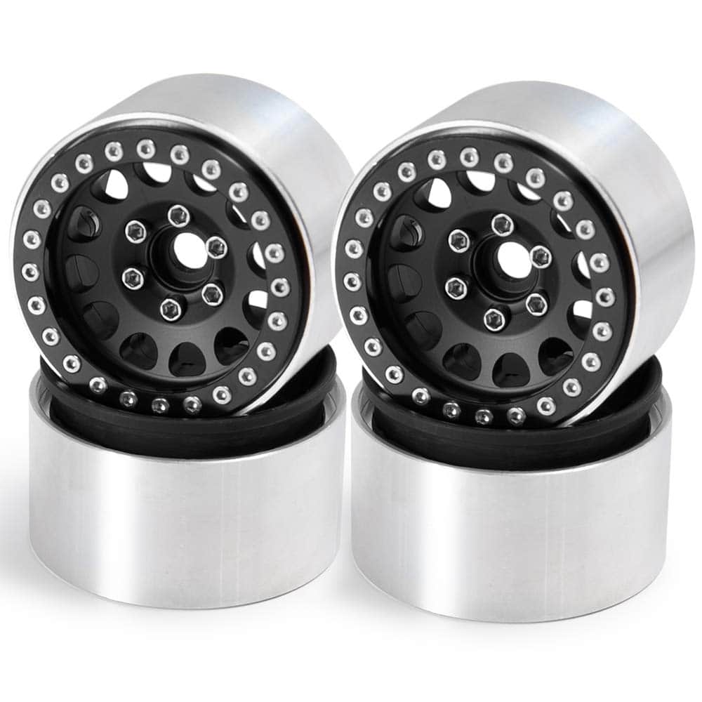 RLLlantas de aluminio 1.9 Beadlock 35mm para Axial SCX10