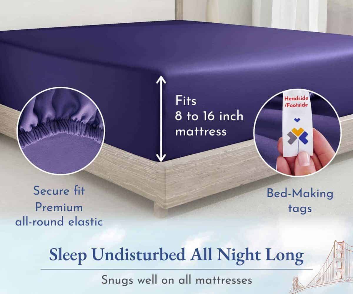 Sábana Ajustable Tamaño Queen de California Design Den de - Imagen 5