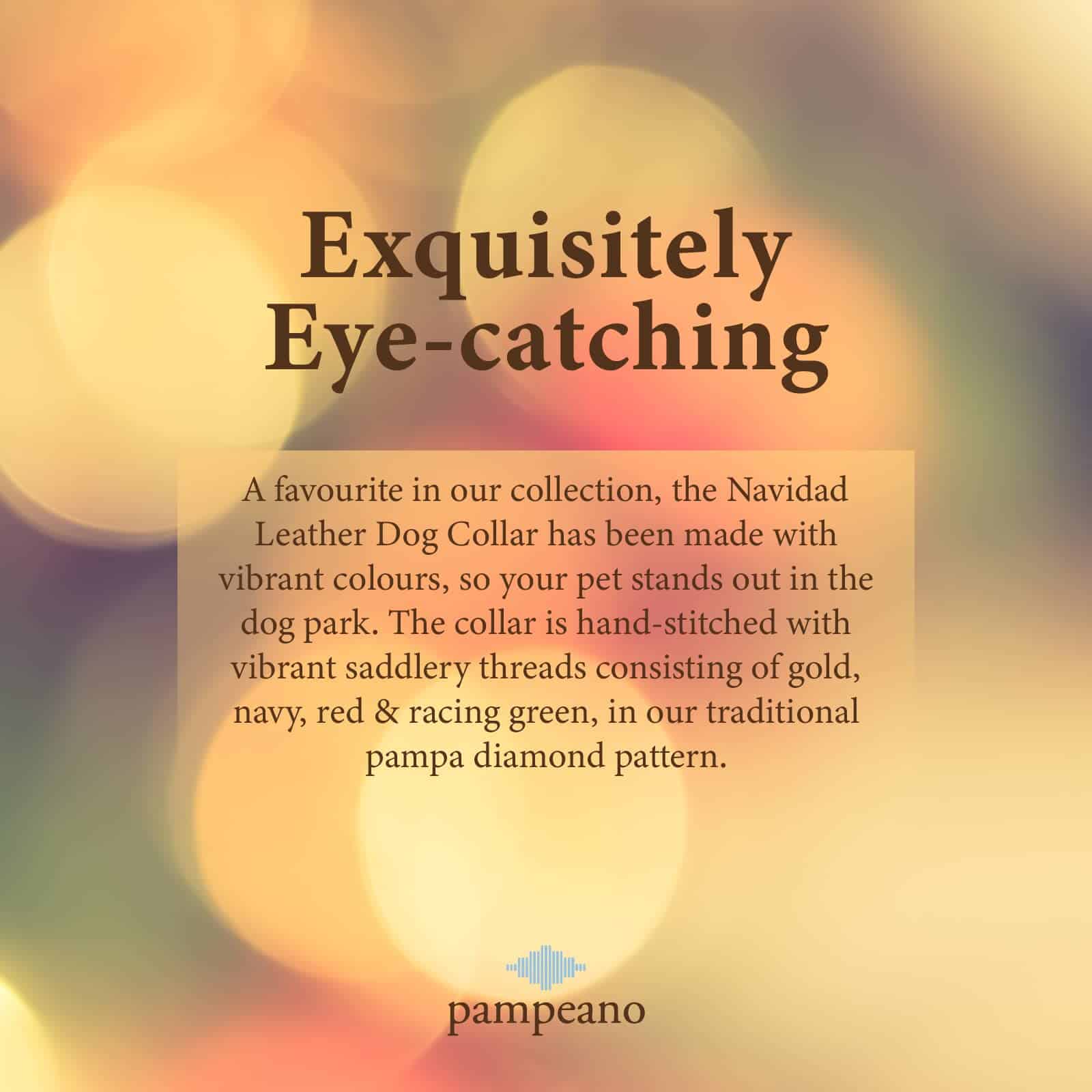 Collar para Perro pampeano Navidad | Ancho de 1.5cm | Hecho - Imagen 7