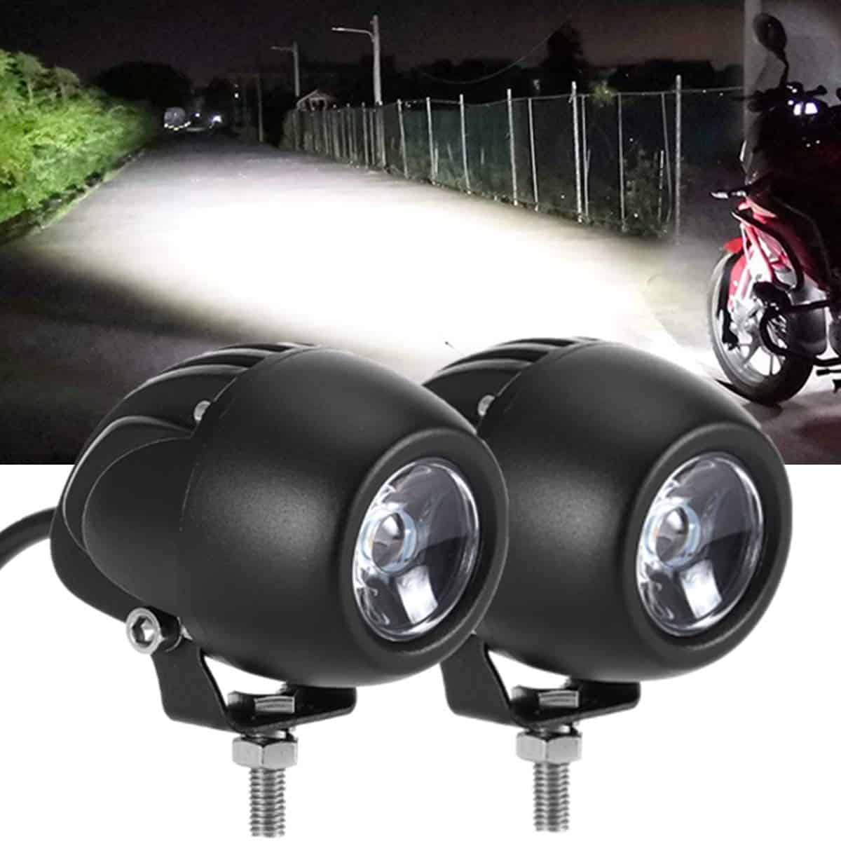 Kawell 2Pcs 20W Luces de Conducción Redondas para