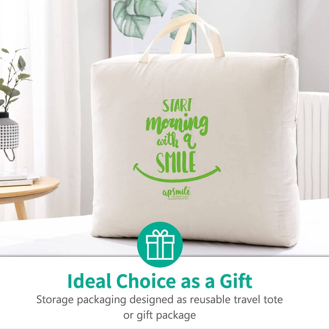 Colcha de Plumas de Plumas de Fibra de Plumas APSMILE - Imagen 9