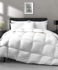 Edredón de plumas de fibra ligera APSMILE tamaño King -