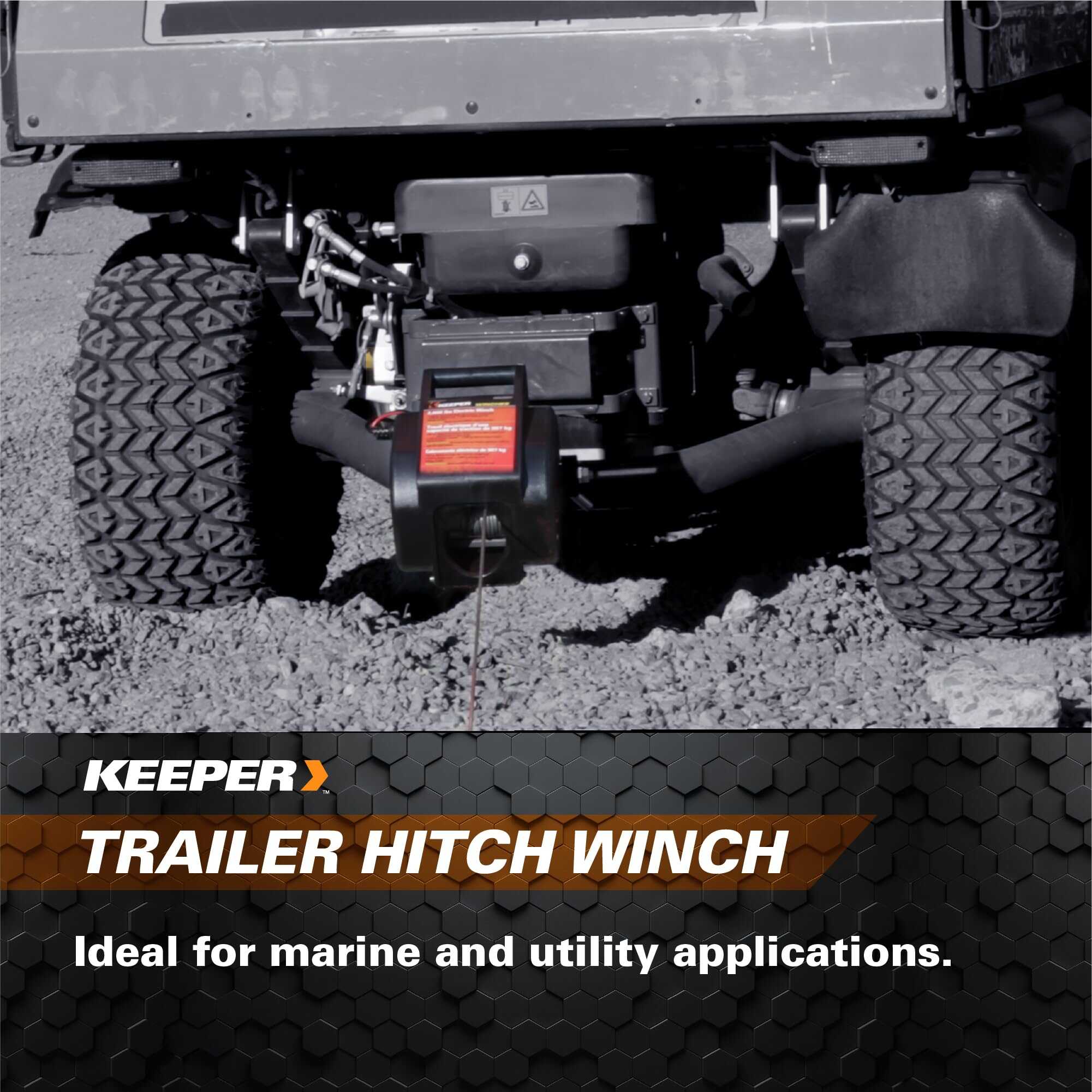 Malacate Portátil Tracker Series 12V DC 2,000lbs KTSL2000RM - Imagen 4